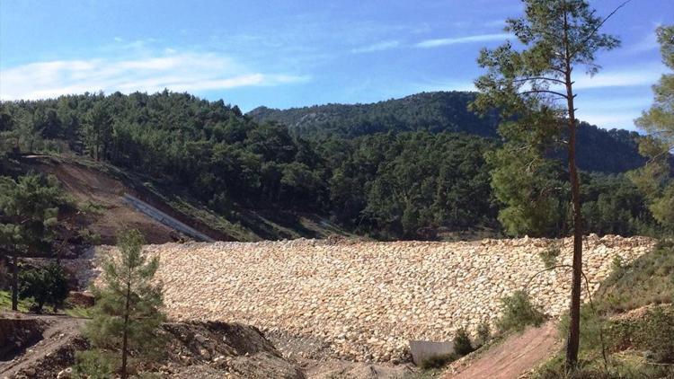 Adrasan Baraj inşaatının yarısı tamamlandı