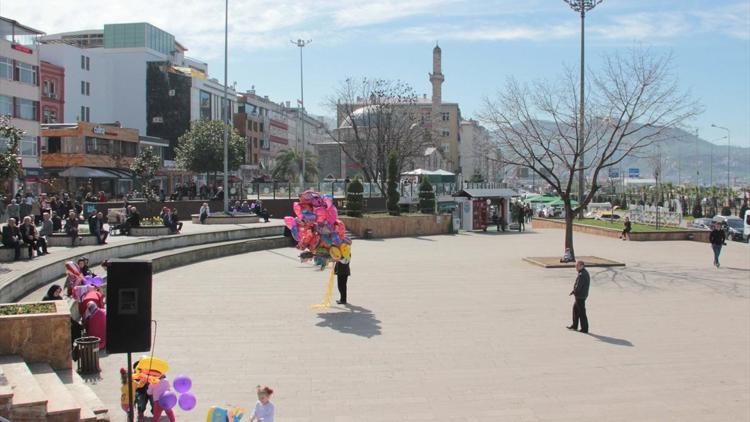 Giresun kent meydanında internet bedava