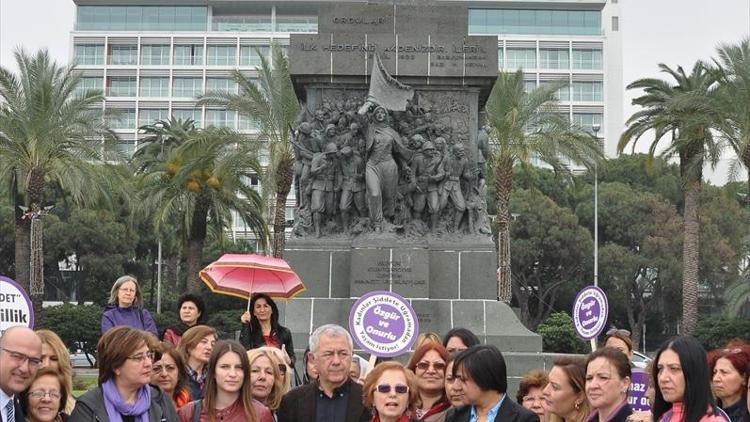 İzmirde iyi hal indirimi protestosu