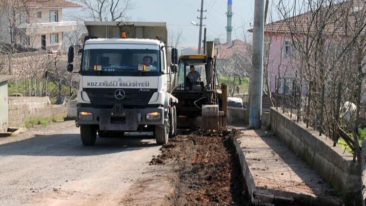 Ereğlide alt ve üst yapı çalışmaları