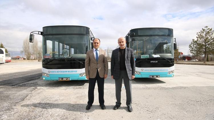 Beyşehirde belediye otobüslerine yenileri eklendi