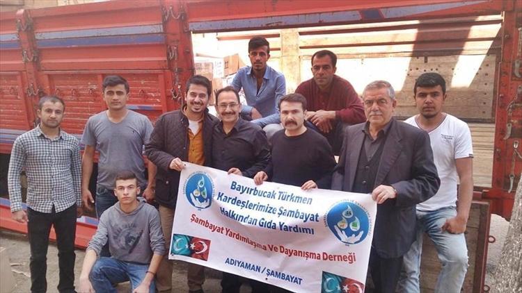 Adıyamandan Bayırbucak Türkmenlerine Yardım