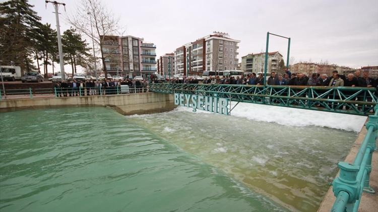 Gölden Konva Ovasına mevsimin ilk sulama suyu salındı