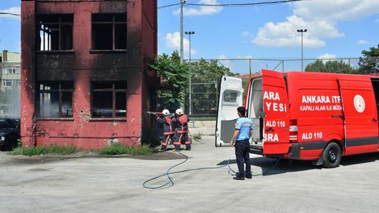 Yangına demir tozu