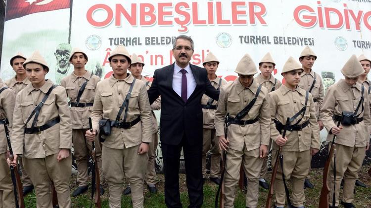 Onbeşliler Çanakkale yolunda