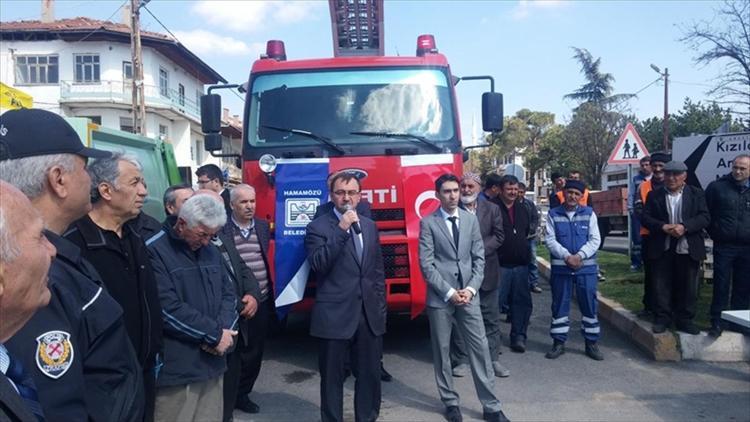 Hamamözünde belediyenin aldığı araçlar törenle hizmete girdi