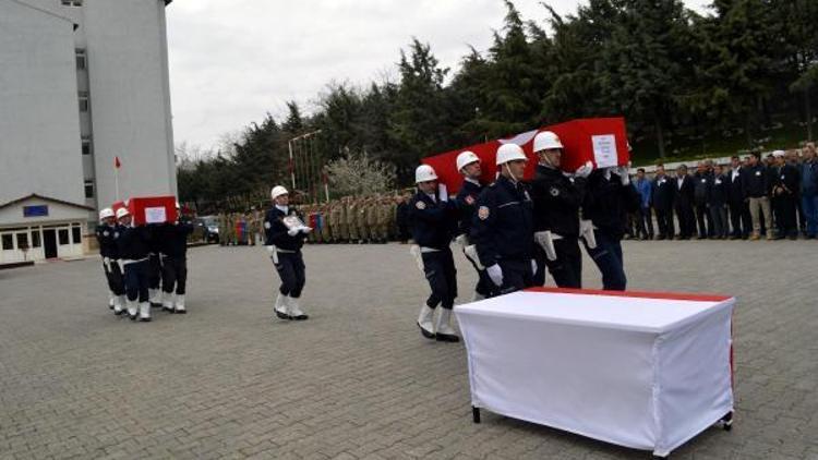 Şırnakta şehit olan polisler törenle memleketlerine uğurlandı