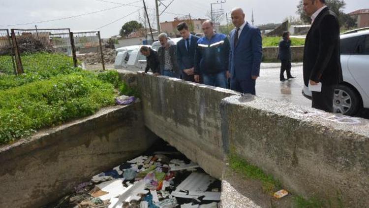 Manisada çöplüğe dönen kanal temizlenecek