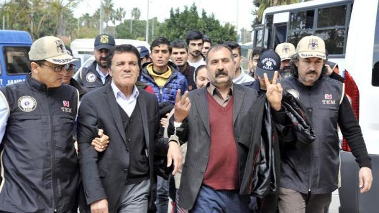 Antalyada PKK operasyonu şüphelileri adliyede