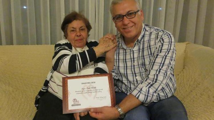Nobelli Aziz Sancarın öğretmeni İzmirde yaşıyor