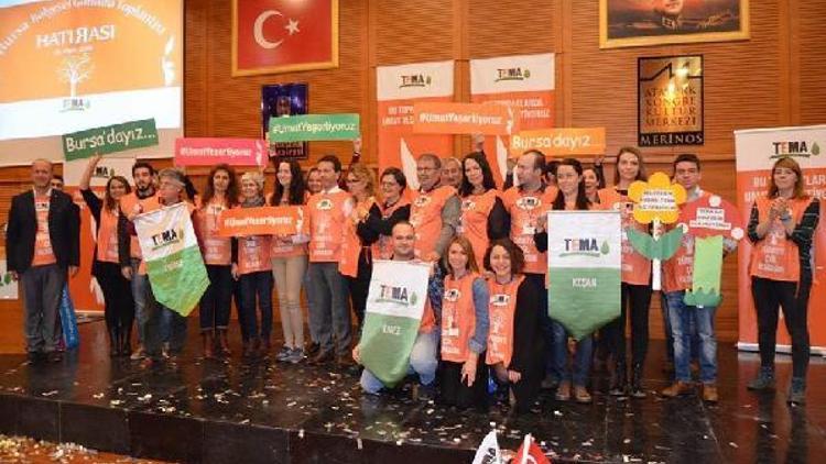 Edirne TEMA Gönüllüleri, Bursa’da toplantıya katıldı