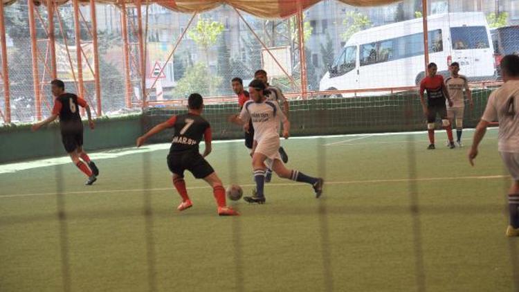 Çadır kentte futbol turnuvası tamamlandı