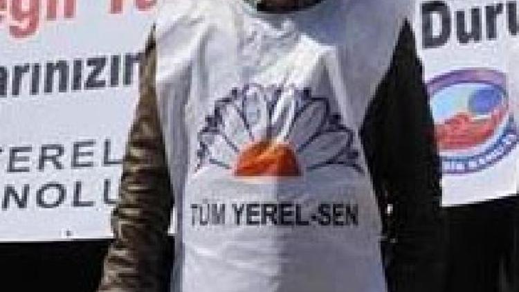 Büyükşehir memurundan yemek yardımı eylemi