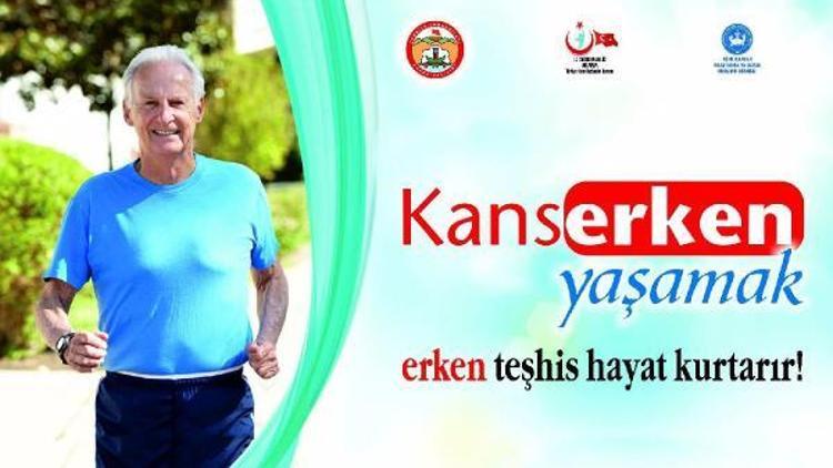 Kansere karşı farkındalık yürüyüşü