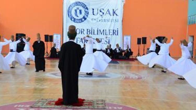 Uşak Üniversitesi 10ucu yılını sema gösterisiyle kutladı