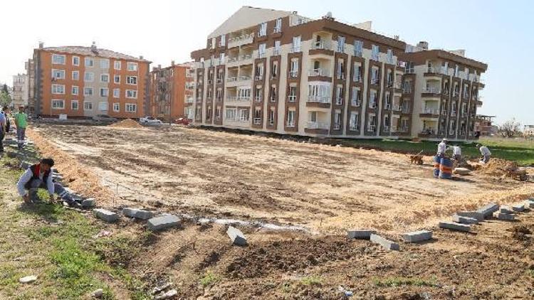 Kırklareli’nde park çalışması başladı