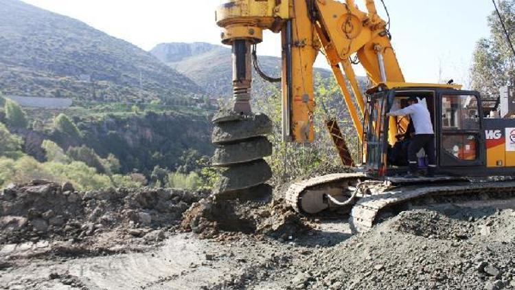 Harbiye Şelalesinde çalışmalar sürüyor