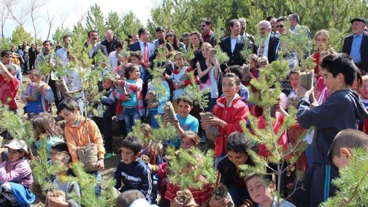 Baharözü köyünde fidan dikme etkinliği