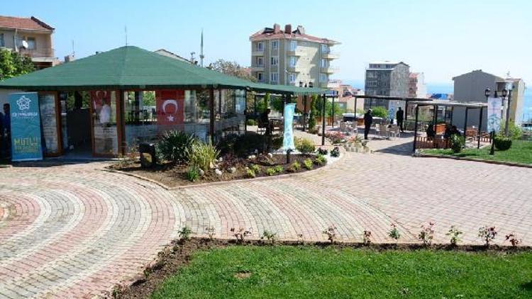 Altınova Mahallesi yeni çay bahçesi ve parkına kavuştu