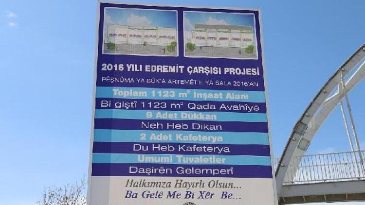 Edremit Belediyesi,  Yeni çarşı projesi çalışmalarının stardını verdi