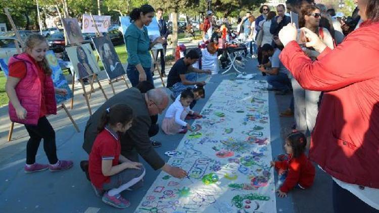 Tekirdağ’da sanat sokağa taştı