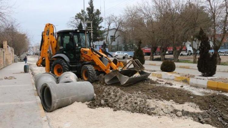 Hilvanda alt ve üst yapı çalışmaları