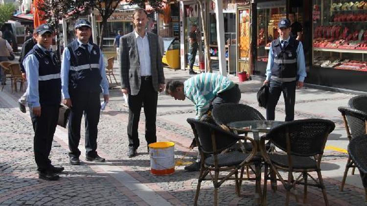 Edirne’de, sarı çizgi uygulaması başlatıldı