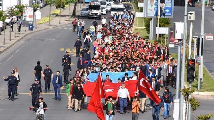 Çorlu’da 57’nci Alay’a saygı yürüyüşü