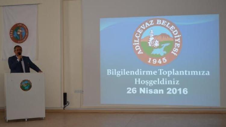 Adilcevaz Belediyesi halk toplantısı düzenledi