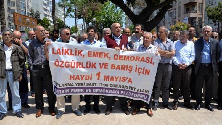 Mersinde 1 Mayıs İşçi Bayramının kutlama adresi değişmedi