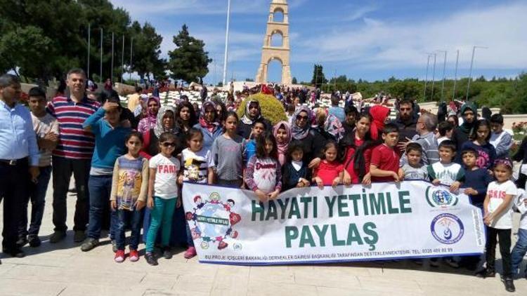 Osmaniyeden 45 yetim çocuk Çanakkaleyi gezdi