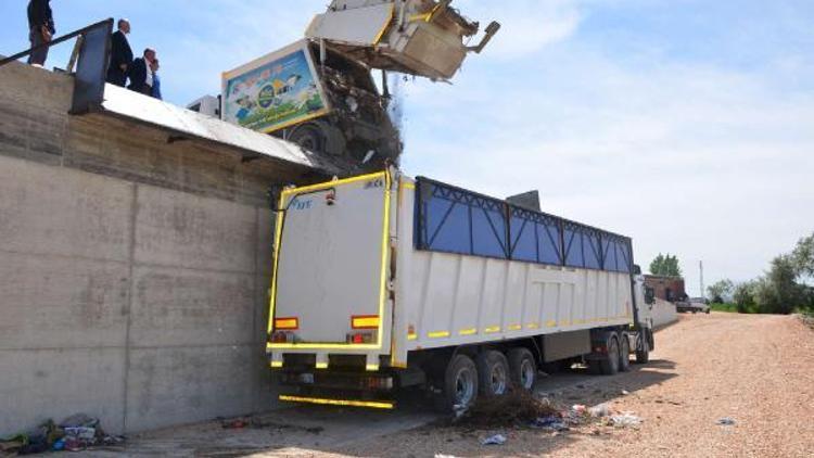 Çöp toplama merkezi hizmete açıldı