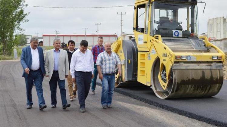 Çandır-Yeşilvadi grup yolu asfaltlanıyor