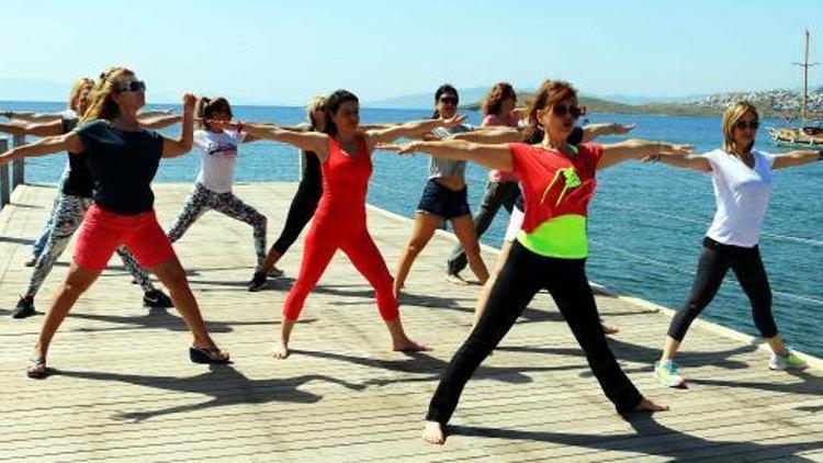 Kahvaltıda pilates buluşması