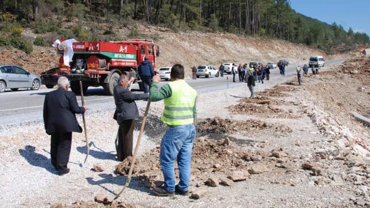 Aksekide ağaçlandırma çalışmaları