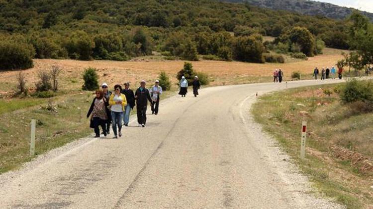 7 asırlık göçe saygı yürüyüşü