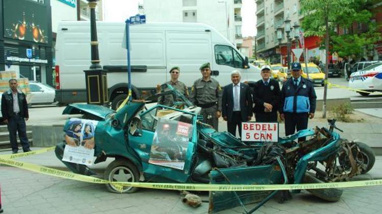 Trafik Haftasında ibretlik görüntü