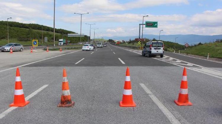 TEMin Bolu Dağı Tüneli çıkışı ulaşıma kapatıldı