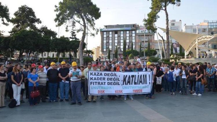 Soma’da hayatını kaybeden madenciler Antalya’da anıldı