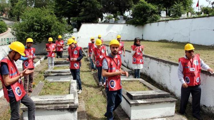 Maden Bölümü öğrencileri, Maden Şehitleri Mezarlığını temizledi