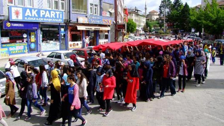 Ilgazda gençlik yürüyüşü