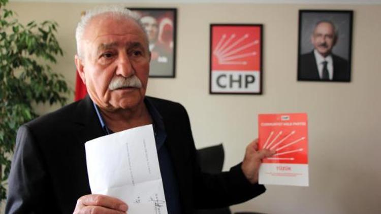 CHP Bolu İl Başkanlığında imzalı olağanüstü kongre çağrısı