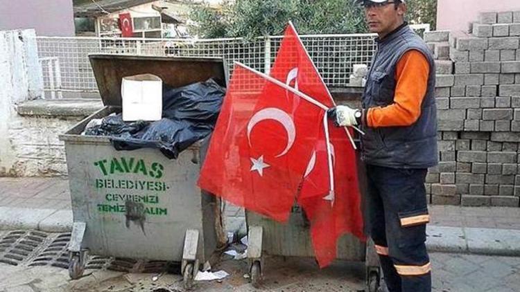 Tavasta Türk bayrağı ayıbı