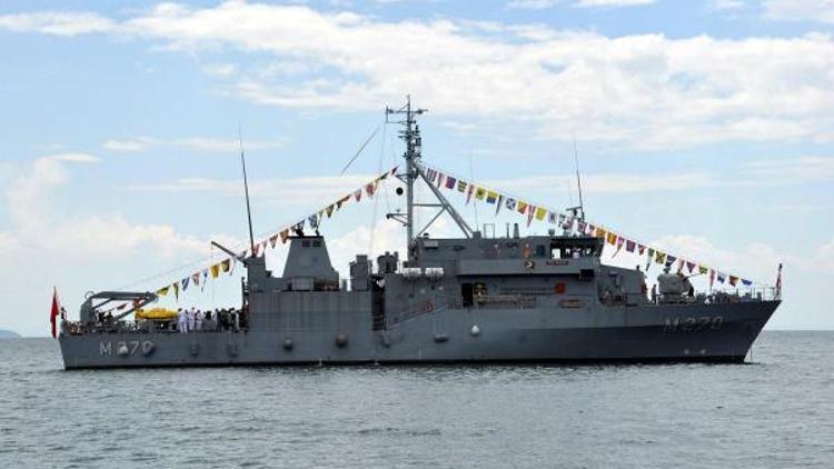 Askeri gemiler Beyaz Fırtına Tatbikatı için İzmire geldi (3)
