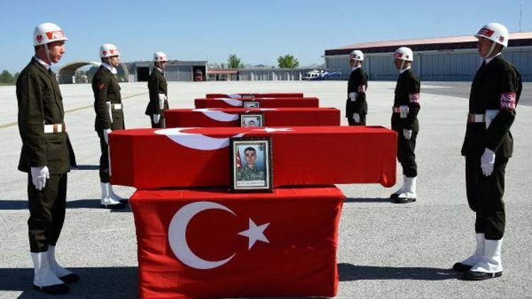 Aktütün şehitleri törenle memleketlerine uğurlandı