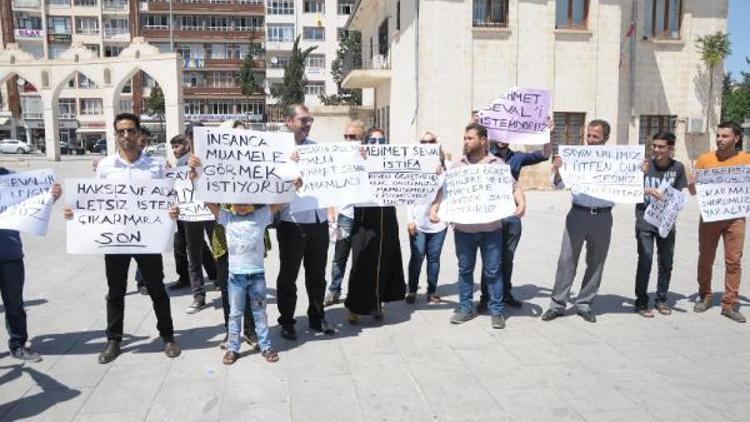 Şanlıurfa’da Suriyeli öğretmenlerin sahte öğretmen protestosu