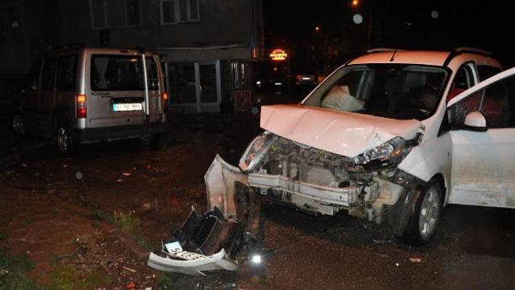 Malkara’da trafik kazası: 2 yaralı