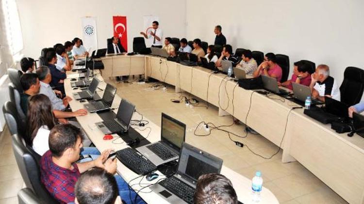 Tarım Müdürlüğü personeline ‘uygulamalı netcad’ eğitimi