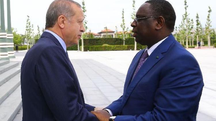 Cumhurbaşkanı Erdoğan, Senegal Cumhurbaşkanı Sall ile görüştü