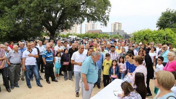 Mezitlide hobi bahçeleri sahiplerini buldu